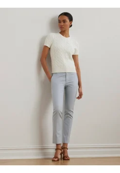 Damen Pullover mit Zopfmuster