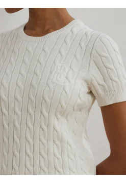 Damen Pullover mit Zopfmuster