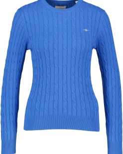 Damen Pullover mit Zopfmuster