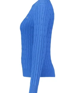 Damen Pullover mit Zopfmuster