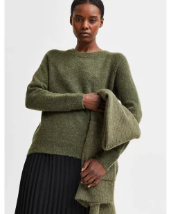 Damen Pullover SLFLULU mit Alpaka