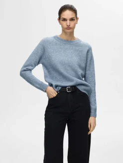 Damen Pullover SLFLULU mit Alpaka