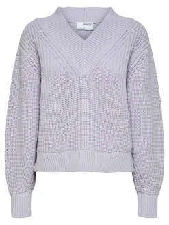 Damen Pullover SLFMILEA CROPPED