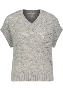 Damen Pullunder mit Alpaka und Wolle