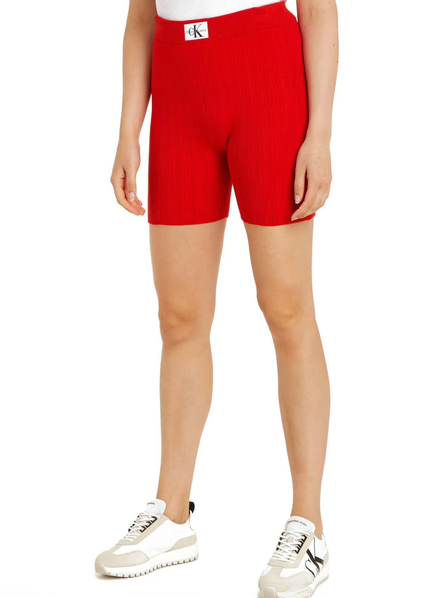 Damen Rippstrick-Shorts mit Lyocell