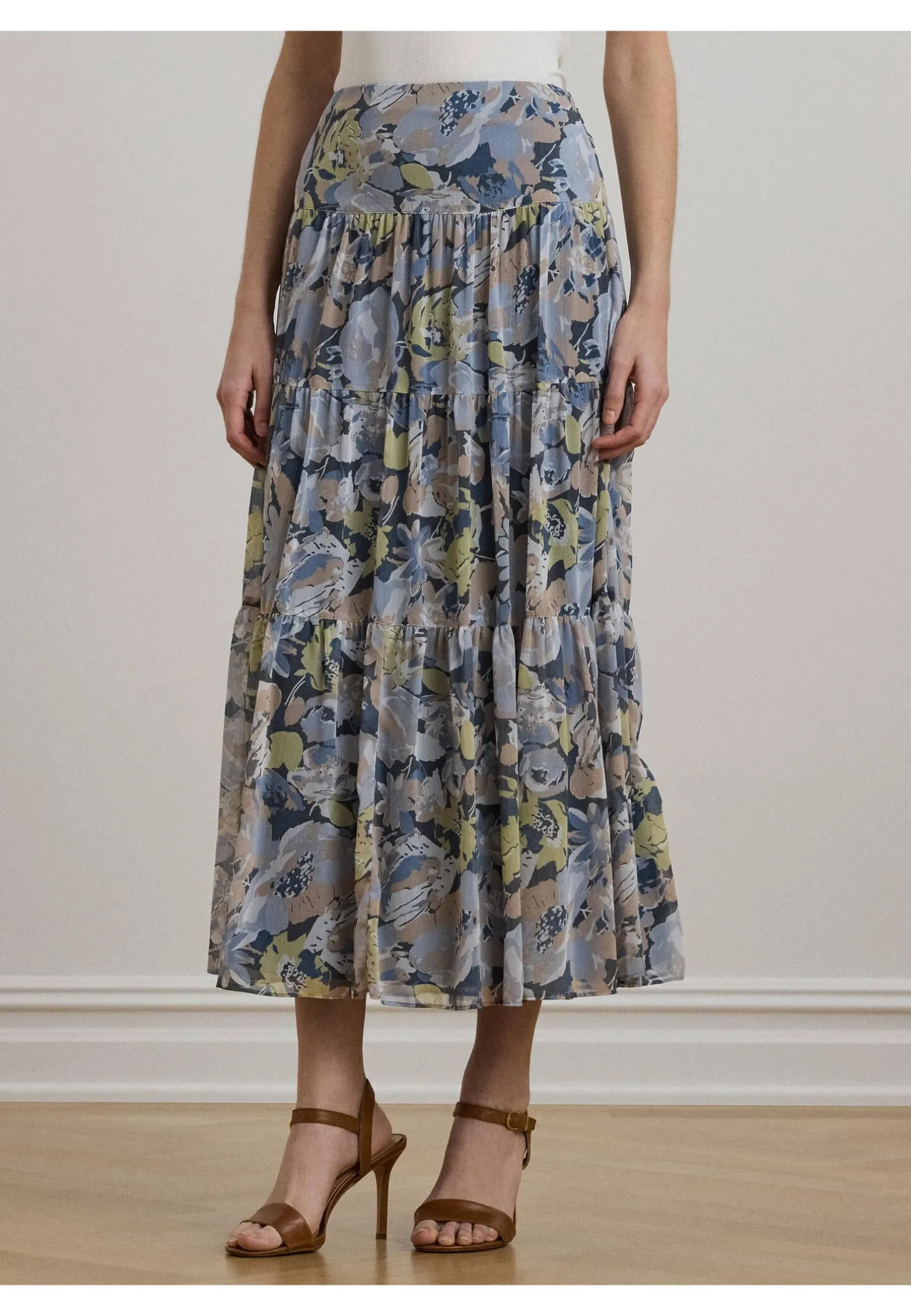 Damen Rock aus Georgette-Gewebe