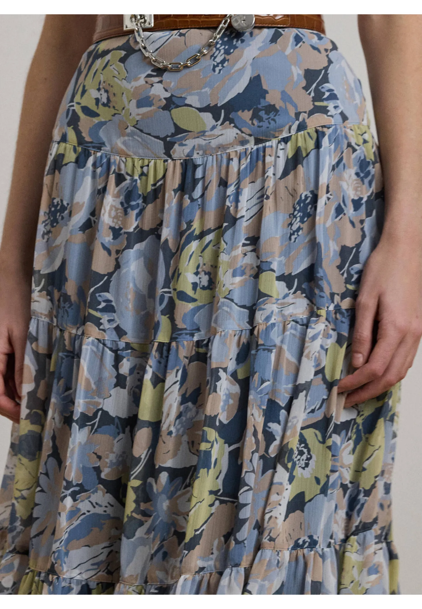 Damen Rock aus Georgette-Gewebe