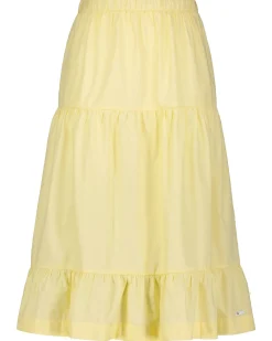 Damen Rock TJW POPLIN TIERED MIDI SKIRT