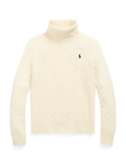 Damen Rollkragenpuller aus Wolle und Kaschmir