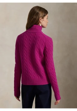 Damen Rollkragenpuller aus Wolle und Kaschmir