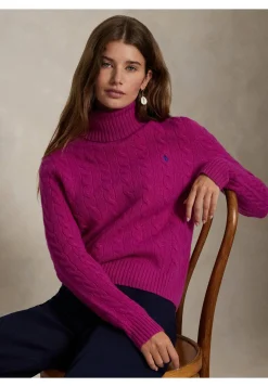 Damen Rollkragenpuller aus Wolle und Kaschmir