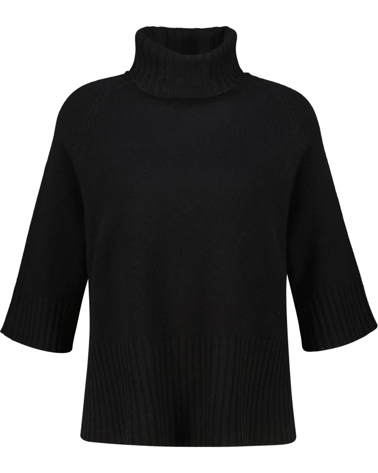 Damen Rollkragenpullover aus Wolle mit Kaschmir