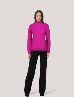 Damen Rollkragenpullover mit Viskose