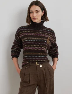 Damen Rollkragenpullover mit Wolle