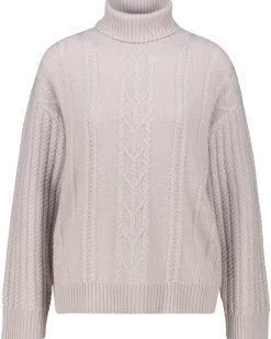 Damen Rollkragenpullover aus Wolle mit Kaschmir