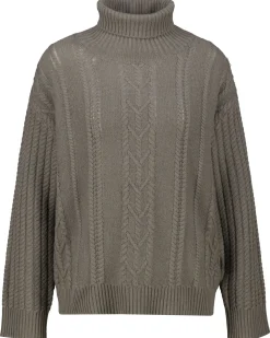 Damen Rollkragenpullover aus Wolle mit Kaschmir