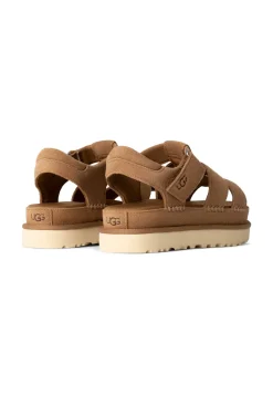 Damen Sandalen aus Veloursleder GOLDENSTAR