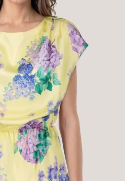 Damen Satinbluse mit Print