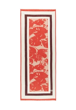 Damen Schal aus Leinen-Baumwollmischung