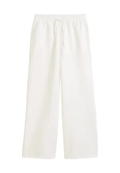 Damen Schlupfhose aus Baumwolle-Leinen-Mix Relaxed Fit