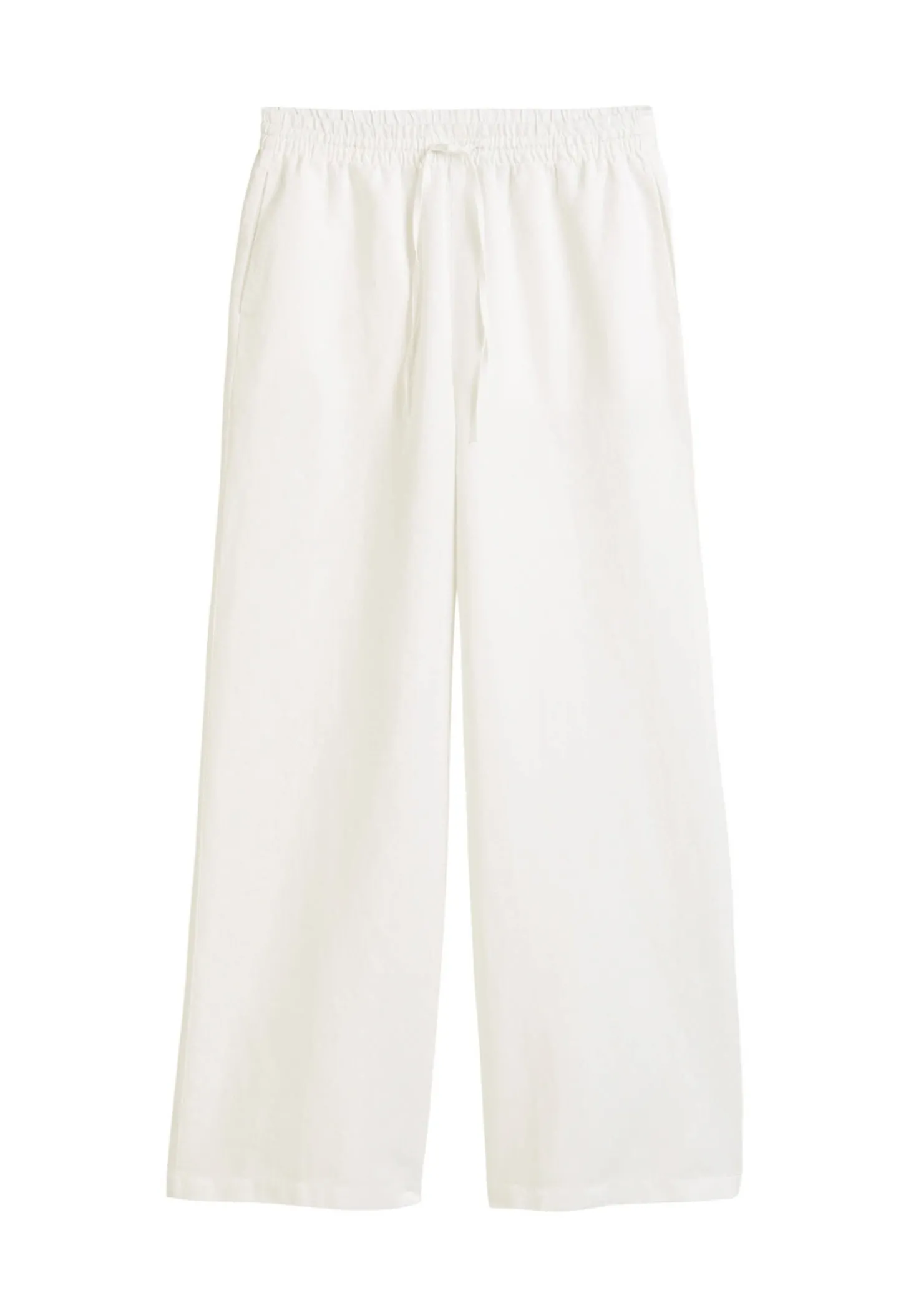 Damen Schlupfhose aus Baumwolle-Leinen-Mix Relaxed Fit