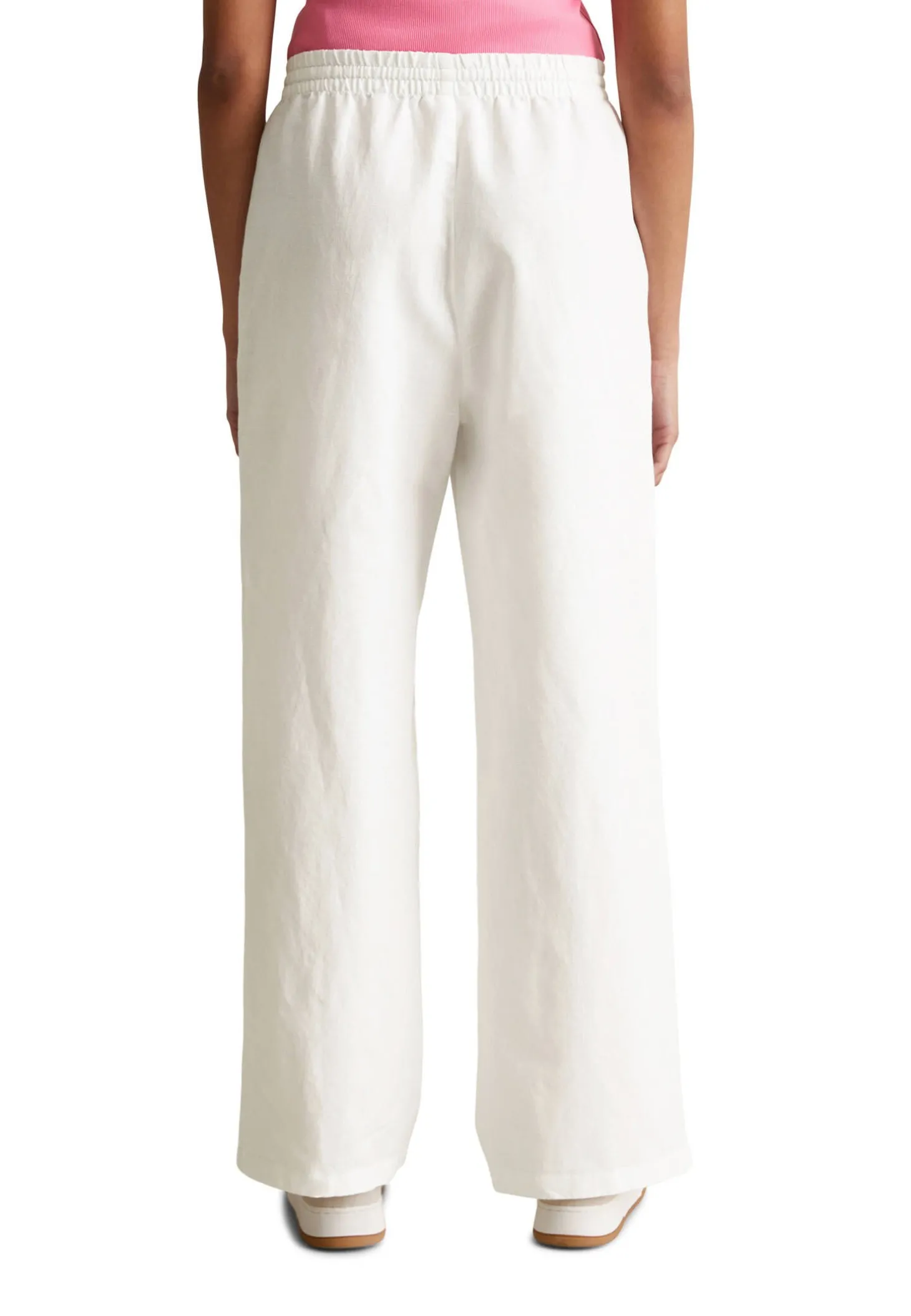 Damen Schlupfhose aus Baumwolle-Leinen-Mix Relaxed Fit