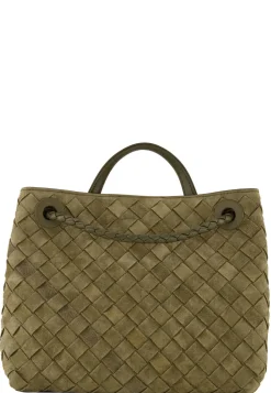 Damen Schultertasche ANDIAMO SMALL SUEDE INTRECCIATO