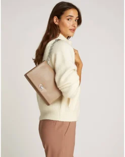 Damen Schultertasche CK MONOGRAM MEDIUM CONV