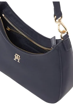 Damen Schultertasche mit TH-Monogramm-Emblem
