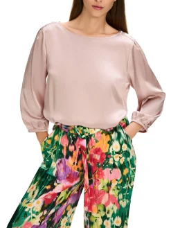 Damen Seidenbluse 3/4-Arm