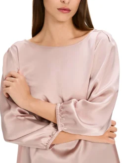 Damen Seidenbluse 3/4-Arm