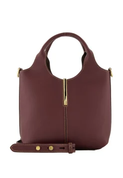 Damen Shopper aus Leder DUE MANICI MINI