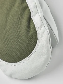 Damen Skihandschuhe HELI SKI FEMALE MITT Fausthandschuhe mit Leder