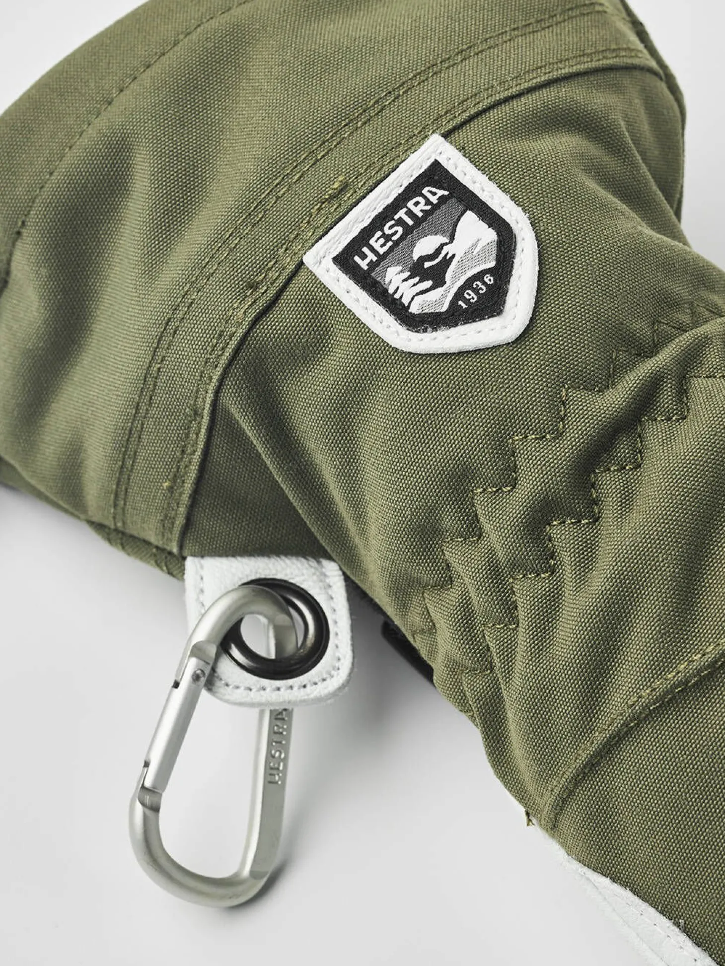 Damen Skihandschuhe HELI SKI FEMALE MITT Fausthandschuhe mit Leder