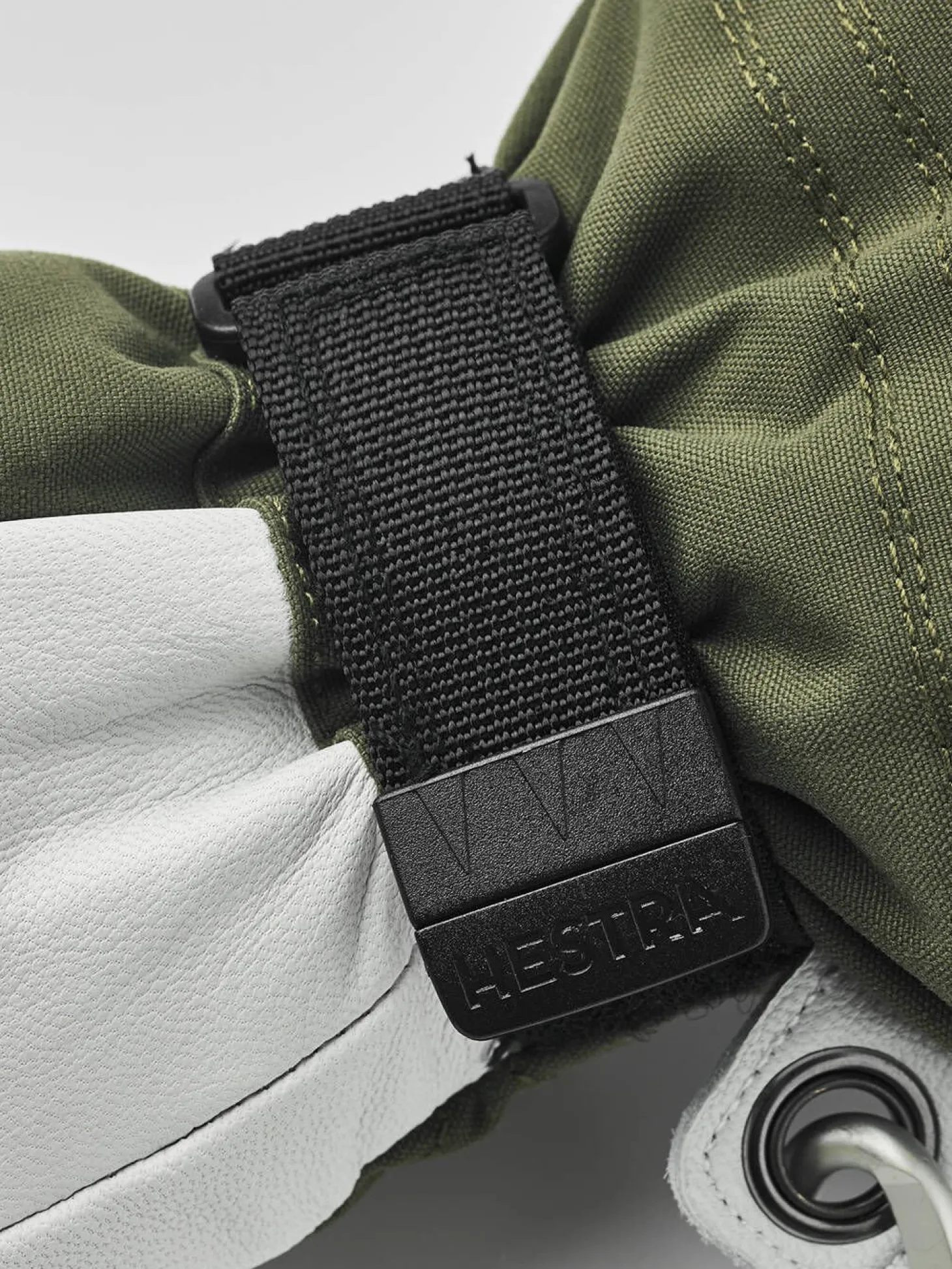 Damen Skihandschuhe HELI SKI FEMALE MITT Fausthandschuhe mit Leder