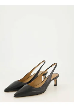 Damen Slingback-Pumps aus Leder