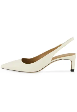 Damen Slingback-Pumps aus Leder