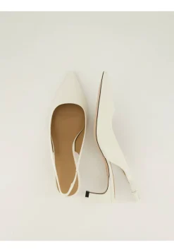 Damen Slingback-Pumps aus Leder