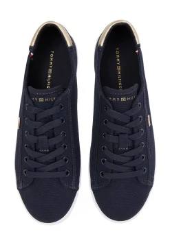 Damen Sneaker aus Baumwoll-Canvas