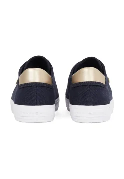 Damen Sneaker aus Baumwoll-Canvas