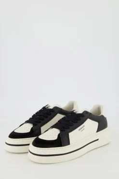 Damen Sneaker aus Leder BASKET BICOLOR