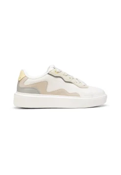 Damen Sneaker aus Leder mit Cupsohle