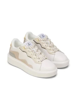Damen Sneaker aus Leder mit Cupsohle