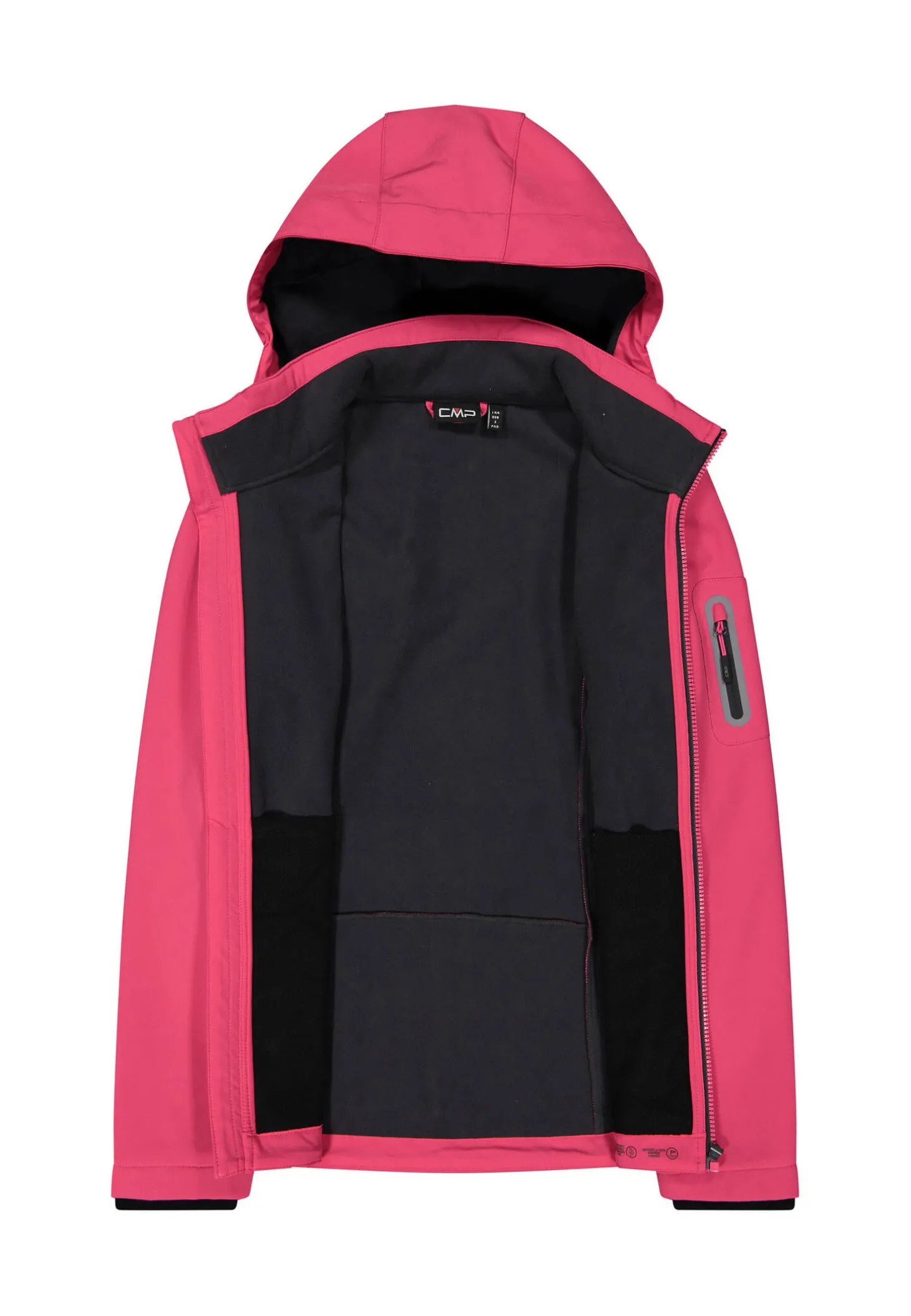 Damen Softshelljacke WOMAN JACKET ZIP HOOD