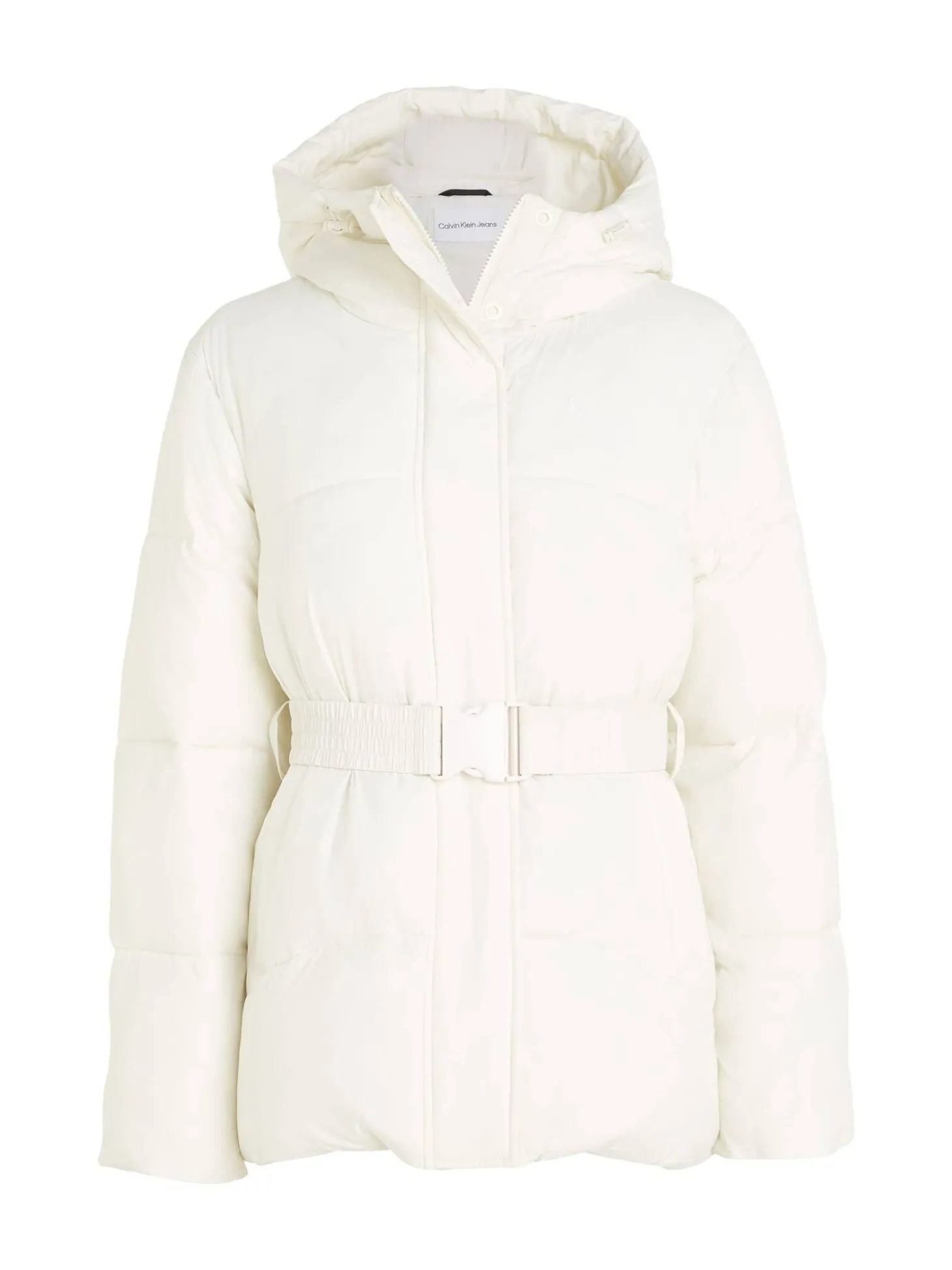 Damen Steppjacke LOGO BELT SHORT PUFFER