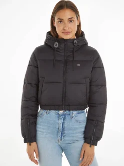 Damen Steppjacke mit Kapuze TJW CRP-KAPUZENPUFFER