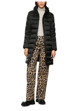 Damen Steppmantel mit Kapuze