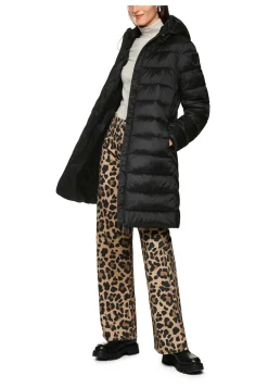 Damen Steppmantel mit Kapuze