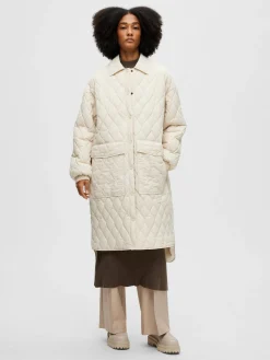 Damen Steppmantel SLFMIA QUILTED COAT B