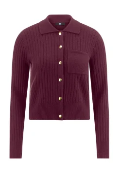 Damen Strickjacke aus Merinowolle und Kaschmir